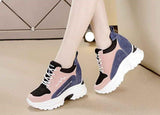 Joskaa Women Vulcanize Shoes Women Sneakers Spring Autumn Fashion Ladies Causal Shoes Woman Leather Platform Shoes Female Sneakers W04