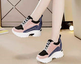 Joskaa Women Vulcanize Shoes Women Sneakers Spring Autumn Fashion Ladies Causal Shoes Woman Leather Platform Shoes Female Sneakers W04