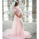 Joskaa Maternity Dresses For Photo Shoot Chiffon Pregnancy Dress Photography Props Maxi Gown Dresses For Pregnant Women Clothes 2024