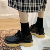 Joskaa Japanese School Uniform Shoes Jk Student Shoes Girls Women Kawaii Lolita Soft Girl Round Toe Lolita Platform Mary Jane Shoes