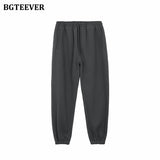 Christmas Gift Joskaa Winter Thicken Fleece Loose Women Pants Trousers 2024 Casual Drawstring Cotton Warm Female Sweatpants Ladies Pantalon