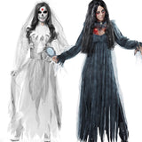 Halloween Joskaa Halloween Cosplay Costumes For Women Vampire Scary Horror Ghost Bride Dead Corpse Zombie Bride Dress Day Of The Dead Opera