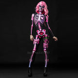 Halloween Joskaa Day Of The Dead Halloween Costumes For Adult Kids Scary Carnival Party Skeleton Bodysuit 3D Print Baby Girl Skull Dress