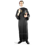 Halloween Joskaa Halloween Cosplay Costumes For Women Clothes Carnival Priest Nun Long Robes Religious Catholic Church Clothing Missionary Men