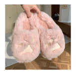 Joskaa 2024 Winter Women Slipper Cat Claw Cotton Home Slippers Warm And Non Slip Indoor Household Plush Slipper For Female