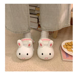 Joskaa 2024 Summer Women Slippers Lovely Cartoon Rabbit Hole Sandals Shoes Female Students Wear Anti-Skid Girls Sandals