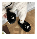 Joskaa 2024 Winter Women Slipper Cat Claw Cotton Home Slippers Warm And Non Slip Indoor Household Plush Slipper For Female