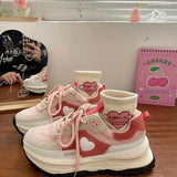 JOSKAA 2024 Love Heart Pink Sneakers SP17671