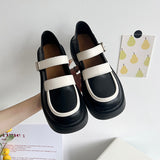 Joskaa Back To School 2024 Casual Shoes Ladies Japanese Style Mary Janes Sweet Shoes Woman 2024 Summer Elegant Round Toe Platform Shoes Chic