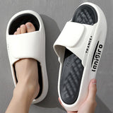 Joskaa Summer Men Outdoor Slippers Beach Slides Fashion Sandals Soft EVA Thick Anti-Slip Sole Man Shoes Bathroom Couples Women Slipper