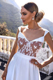 Joskaa Wedding Guest  Summer Dress  Women Elegant Lace Evening Wedding Dress Fashion Female Sexy Strap V Neck High Waist Corset Halter Slit Party Dress