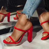 JOSKAA  2024 Summer New Women Shoe Sexy High Heels Open Toe Sandals Women Casual Sandals Fashion Comfortable Women Sandals Zapatos Mujer