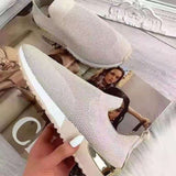 JOSKAA Spring Autumn Women Vulcanized Sneakers Ladies Breathable Slip-On Shoes for Female Casual Sport Platform Shoes Zapatos De Mujer