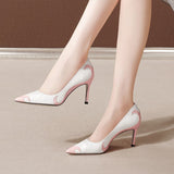 Joskaa  2022 Women Shoe Designer Pumps for Office Lady Wedding shoes OL Sandal Platform