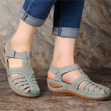 JOSKAA  Women Sandals New Summer Shoes Woman Plus Size 44 Heels Sandals For Wedges Chaussure Femme Casual Gladiator Sandalen Dames