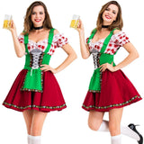 Halloween Joskaa Plus Size Women German Oktoberfest Costume Beer Wench Waitress Costume Traditional Bavarian Dirndl Dress Outfit