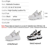 Joskaa VIP Link For   Chunky Sneakers Women Spring Thick Bottom Daddy Shoes Round Toe Breathing Leisure Women Shoes