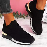 JOSKAA Spring Autumn Women Vulcanized Sneakers Ladies Breathable Slip-On Shoes for Female Casual Sport Platform Shoes Zapatos De Mujer