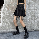 JOSKAA 2024 new Harajuku Streetstyle Tactical Utility Skirt (Black/Grey)