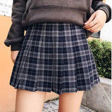 JOSKAA 2024 new ESSENTIAL HARAJUKU PINK PLAID TENNIS SKIRT